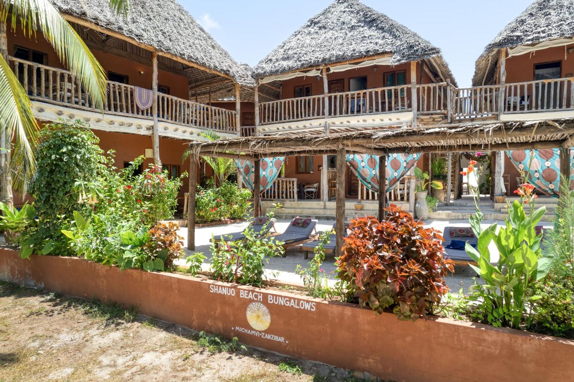Shanuo Beach Bungalows Michamvi Exterior foto